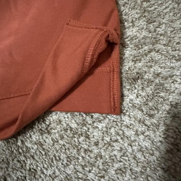 Orvis Sweater Womens M/L Orange V Neck Modal Blend Pullover Long Sleeve Soft - Picture 5 of 8
